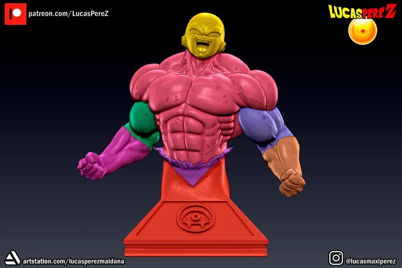 STL - Busto de Jiren render 2