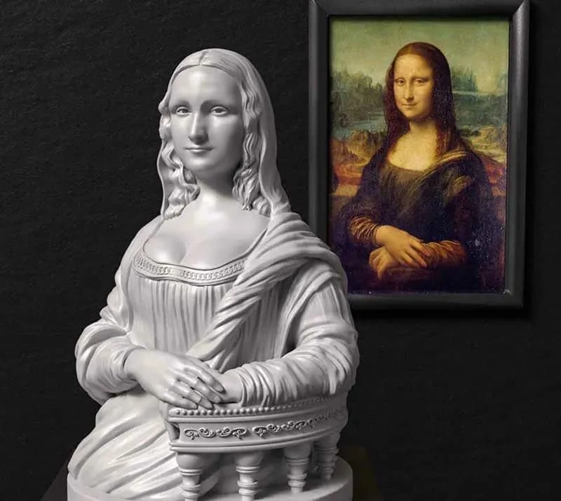 STL - Busto de la Mona Lisa
