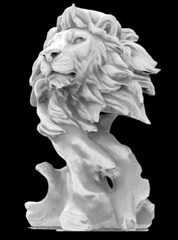 STL - Busto de León Realista
