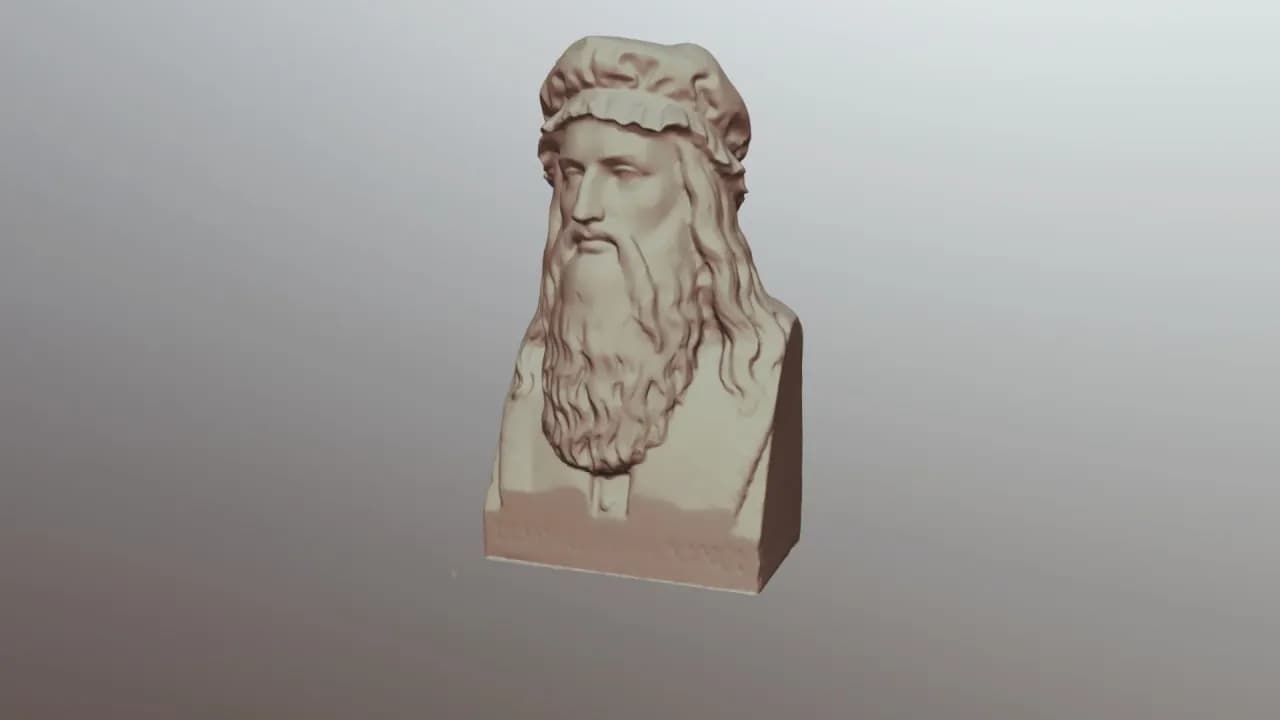 STL - Busto de Leonardo da Vinci