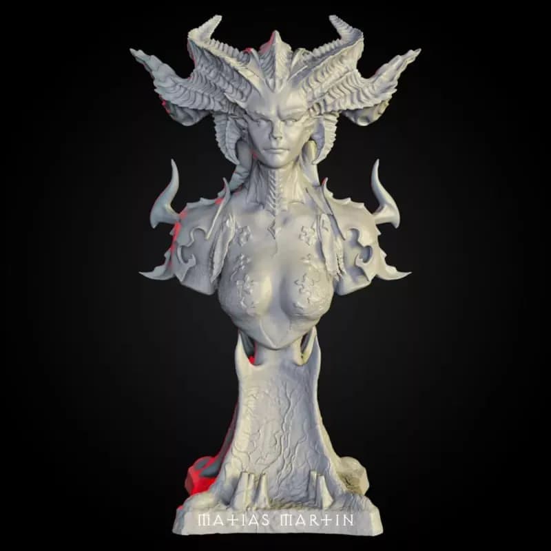 STL - Busto de Lilith 3