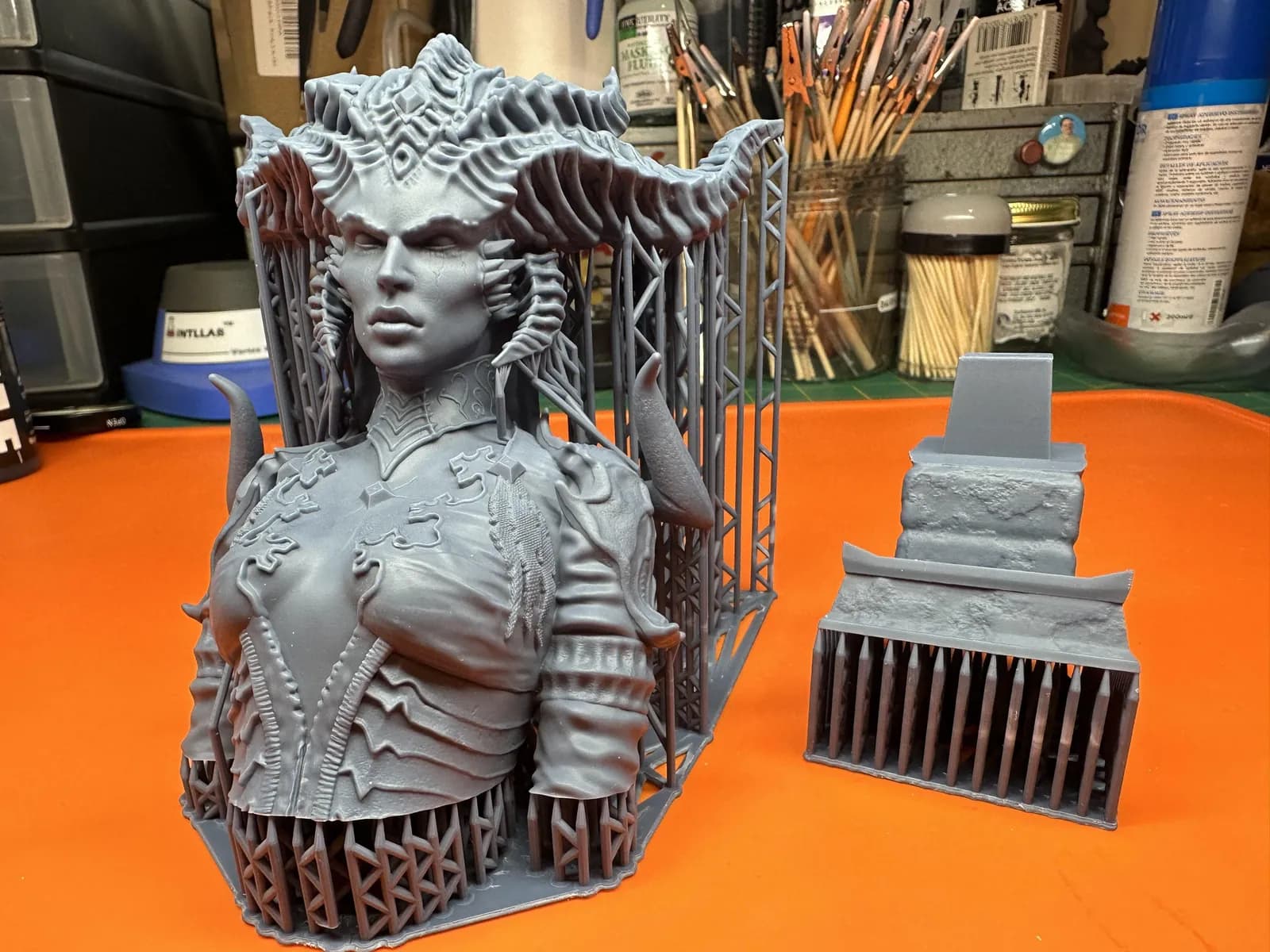 STL - Busto de Lilith 3 render 3