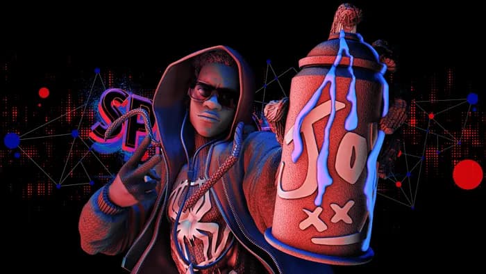 STL - Busto de Miles Morales render 4