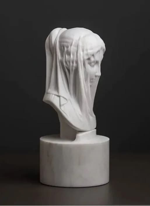 STL - Busto de mujer velada 2