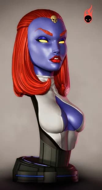 STL - Busto de Mystique