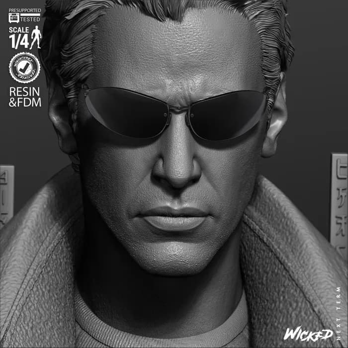 STL - Busto de Neo de The Matrix