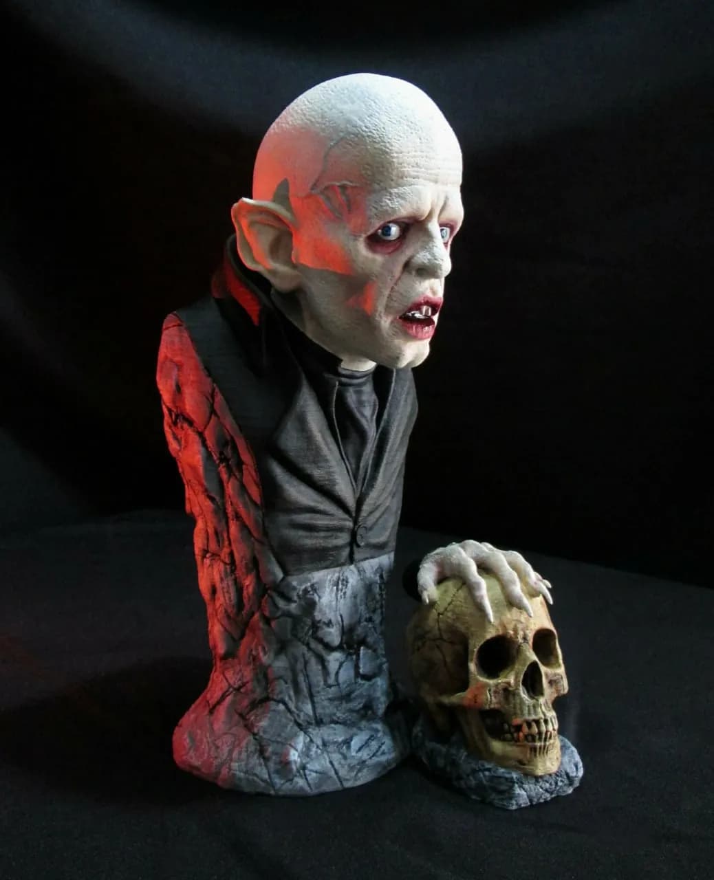 STL - Busto de Nosferatu con calavera