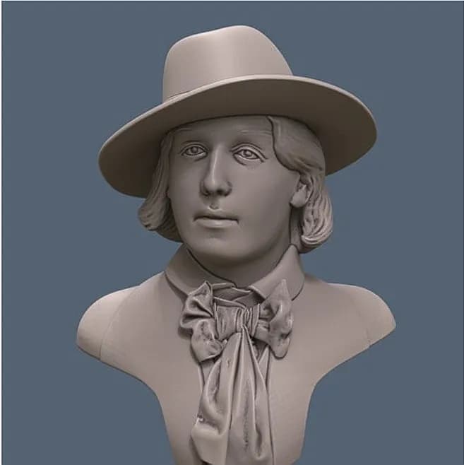 STL - Busto de Oscar Wilde