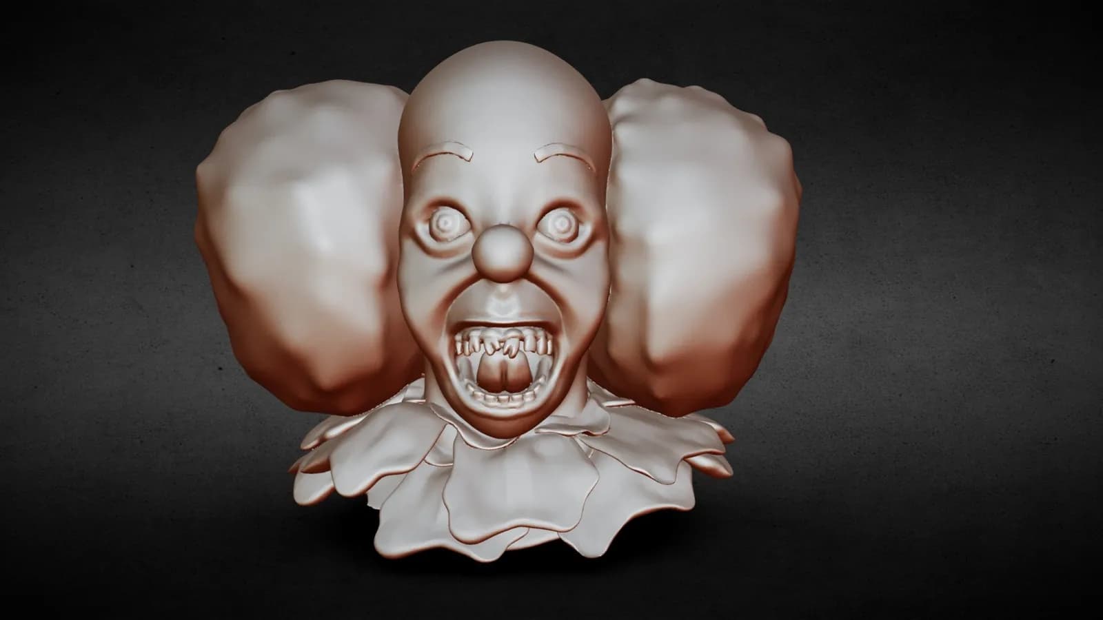 STL - Busto de Pennywise render 2