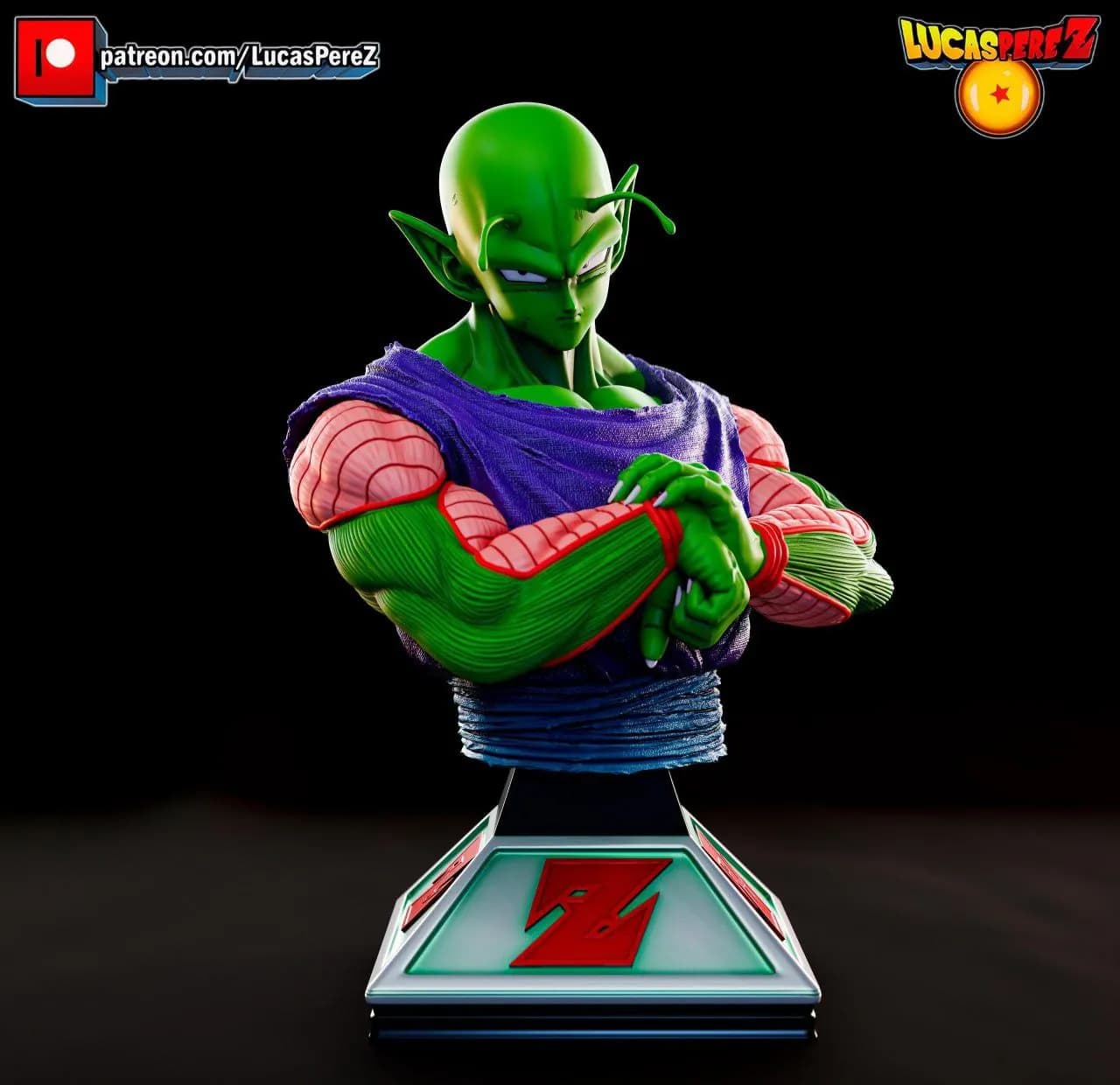 STL - Busto de Piccolo 2