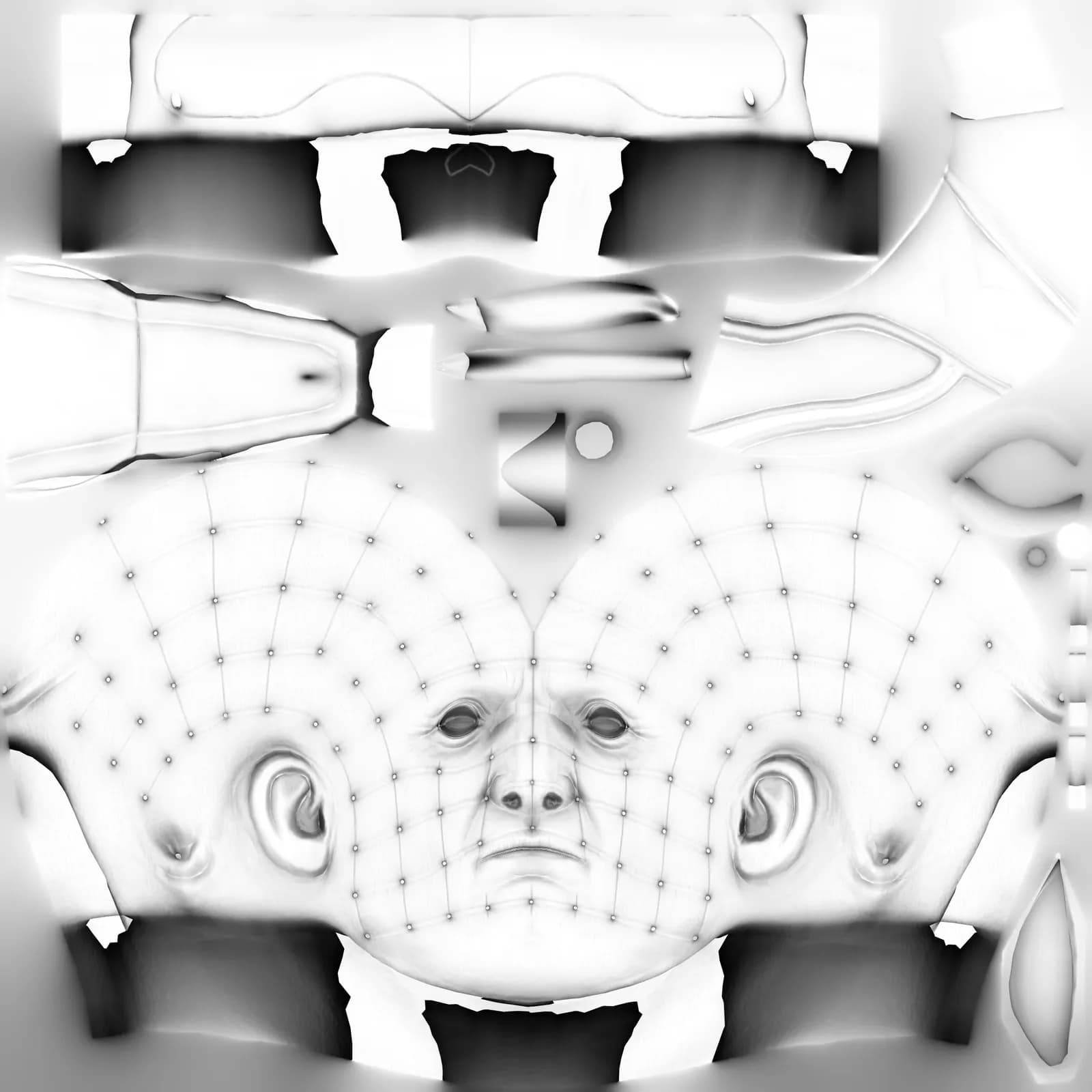 STL - Busto de Pinhead render 5