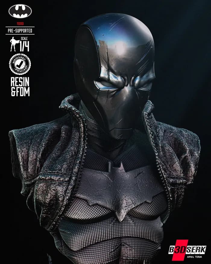 STL - Busto de Red Hood 2 render 4