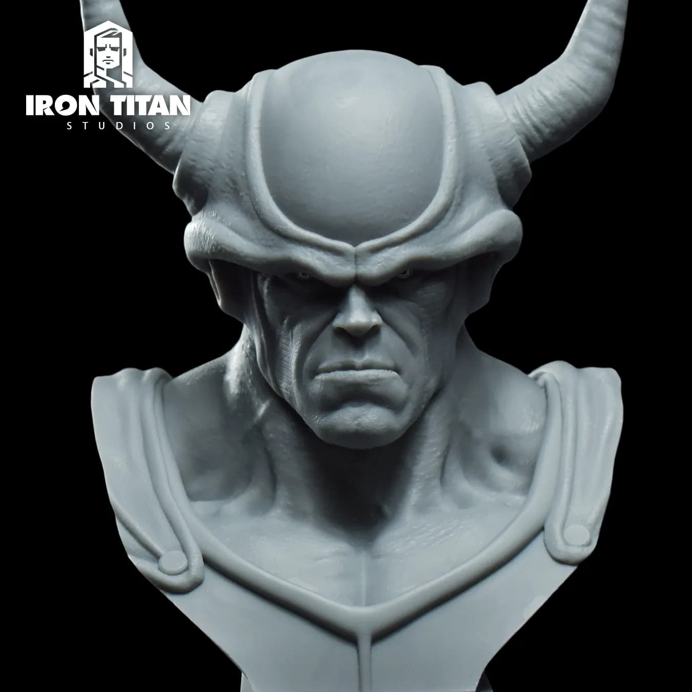 STL - Busto de Rey Helado render 4