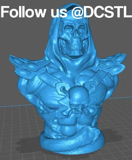 STL - Busto de Skeletor 3