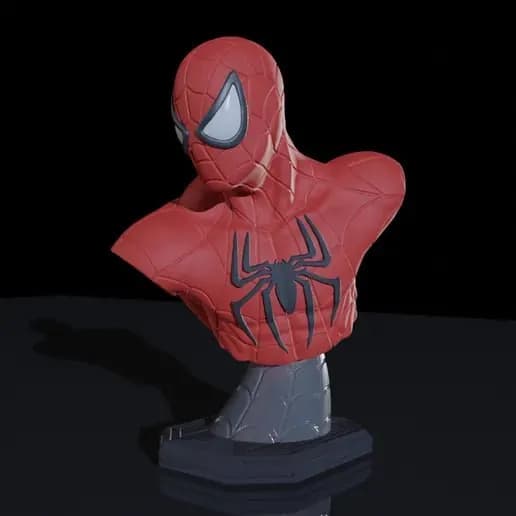 STL - Busto de Spider Man clásico