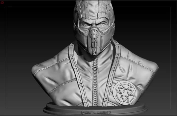 STL - Busto de Sub Zero