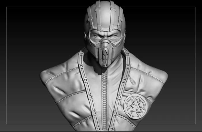 STL - Busto de Sub Zero