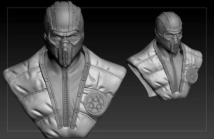 STL - Busto de Sub Zero