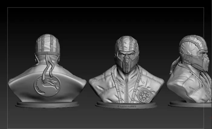 STL - Busto de Sub Zero
