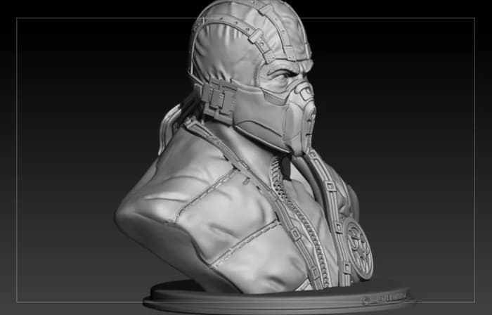 STL - Busto de Sub Zero