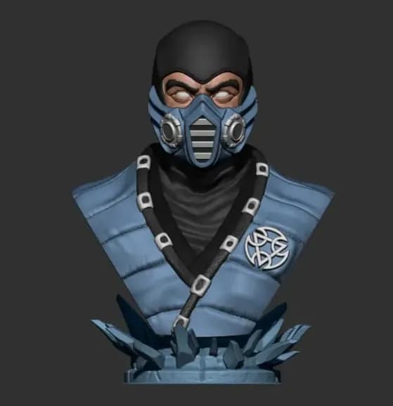 STL - Busto de Sub Zero 2