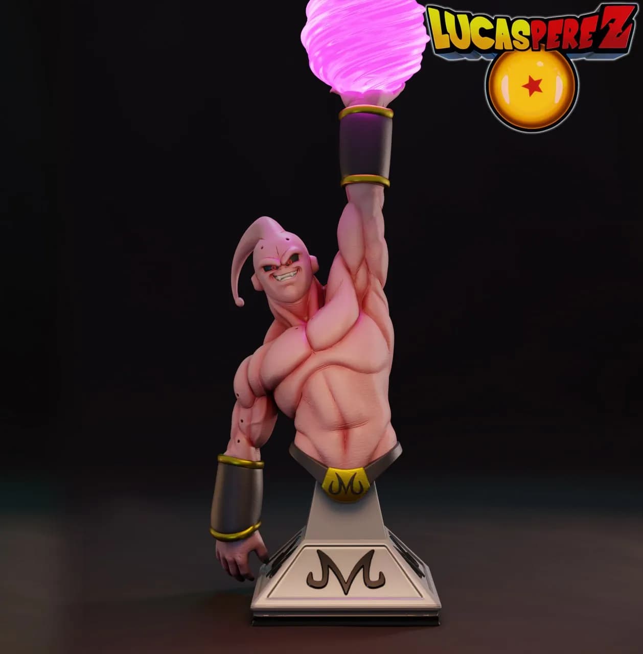STL - Busto de Super Buu