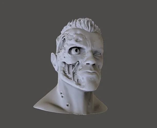 STL - Busto de Terminator T 800