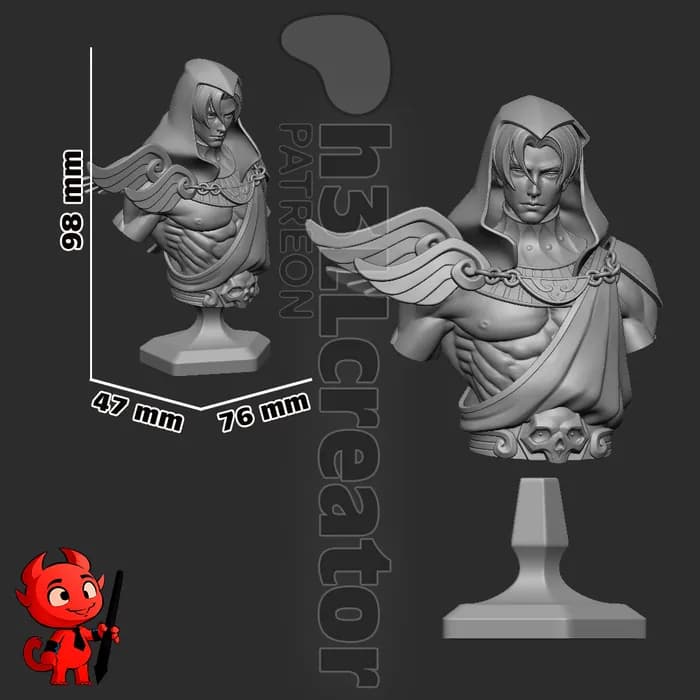 STL - Busto de Thanatos