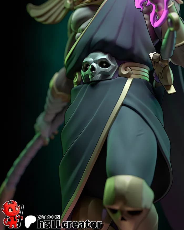 STL - Busto de Thanatos