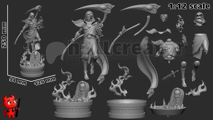 STL - Busto de Thanatos