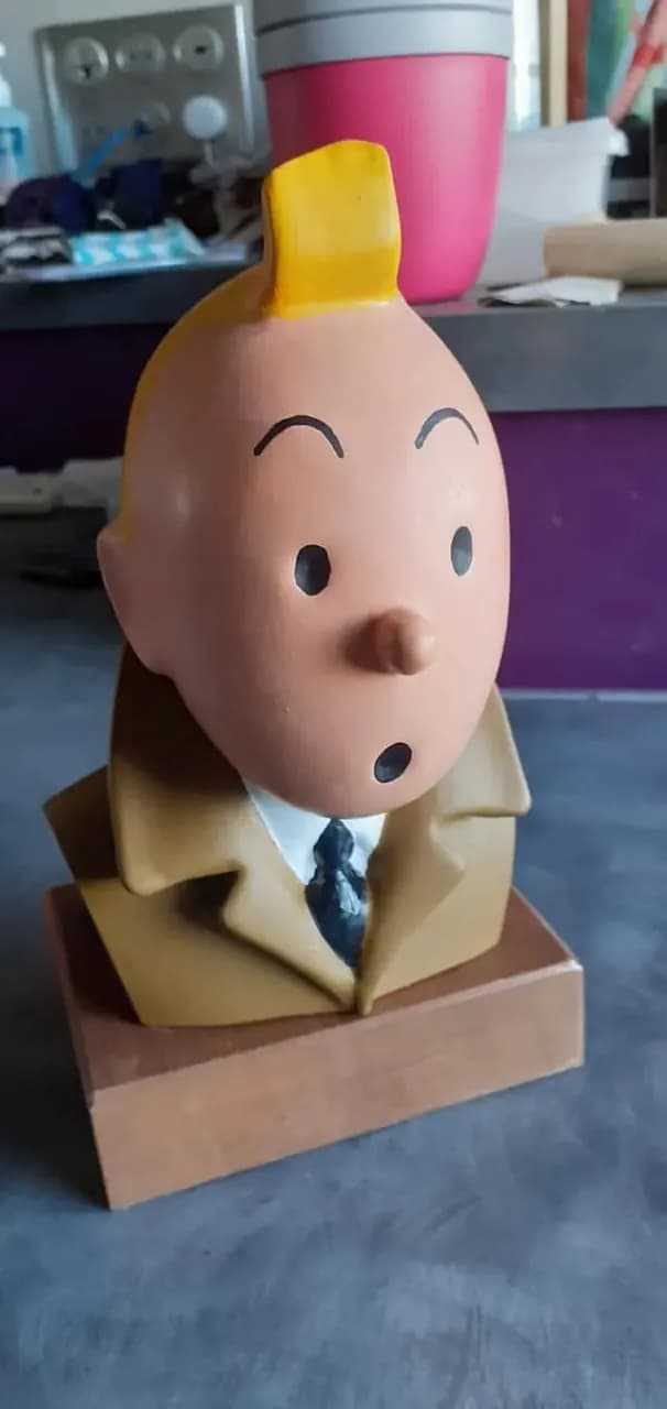STL - Busto de Tintin