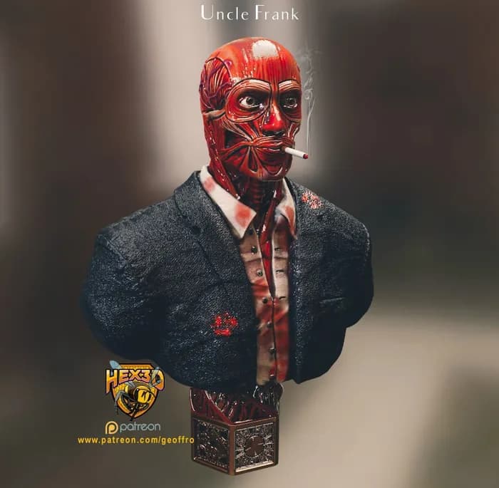 STL - Busto de Tío Frank, el Hellraiser