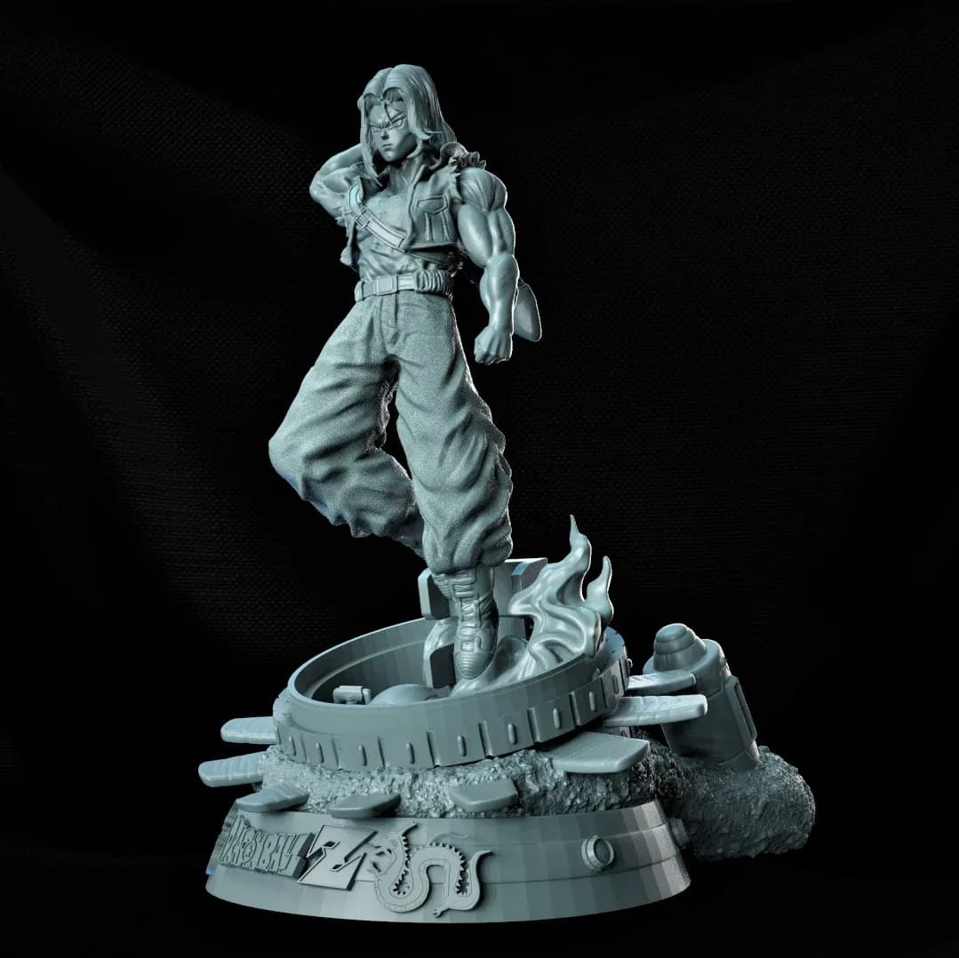 STL - Busto de Trunks Super Saiyan render 3