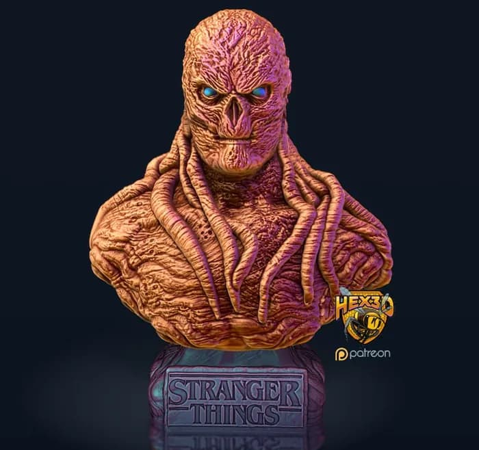 STL - Busto de Vecna de Stranger Things