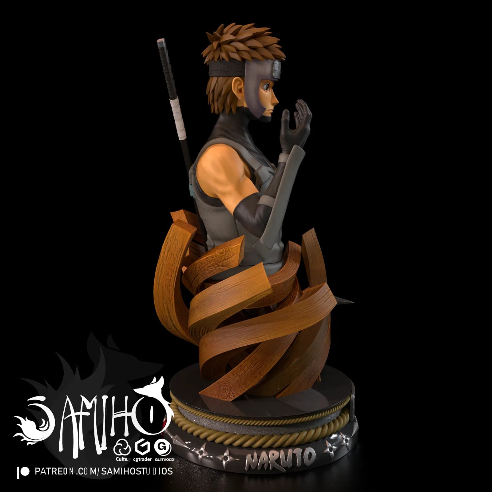 STL - Busto de Yamato Anbu