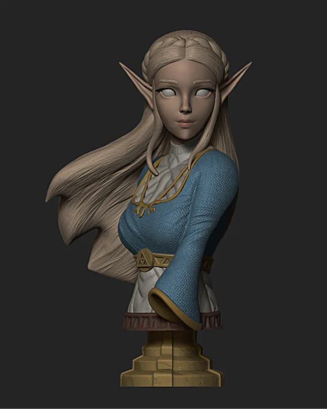 STL - Zelda Bust