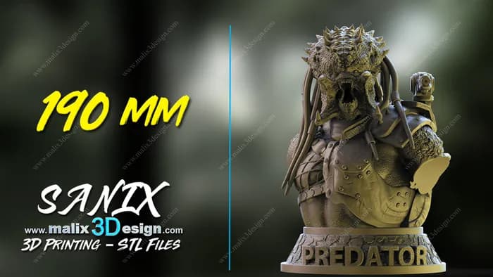 STL - Busto del Depredador