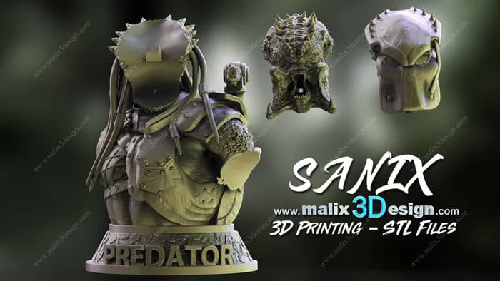 STL - Busto del Depredador