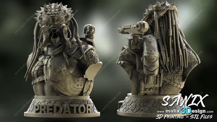 STL - Busto del Depredador