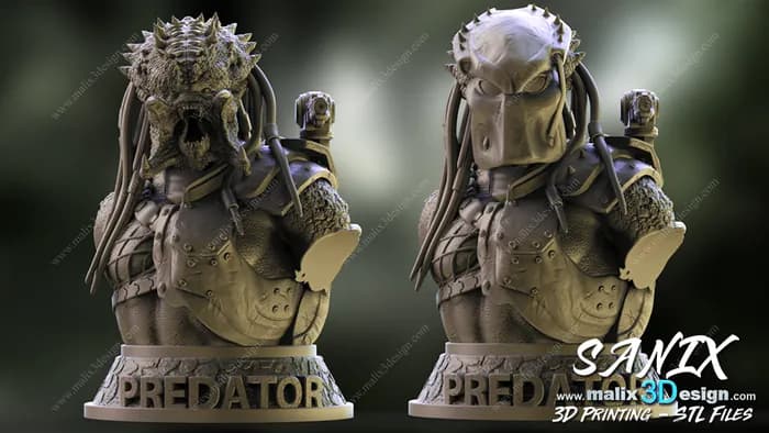 STL - Busto del Depredador