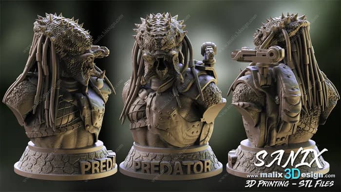 STL - Busto del Depredador