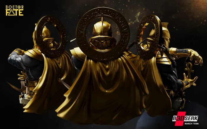 STL - Busto del Doctor Destino render 5