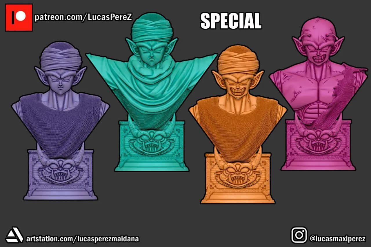 STL - Busto especial de Piccolo