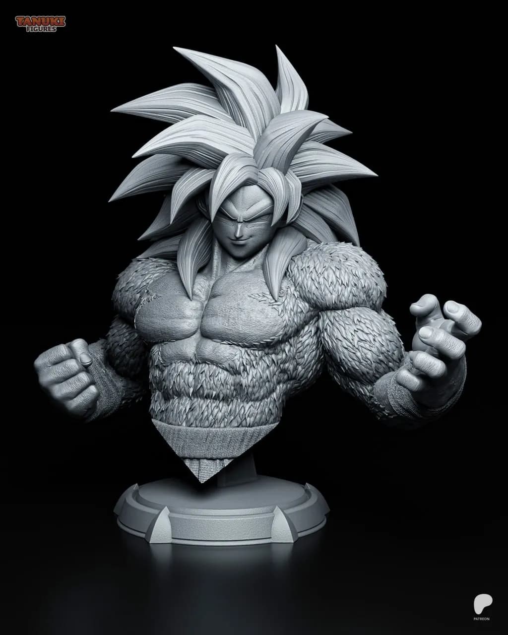 STL - Busto Goku SSJ4 2