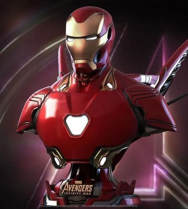 STL - Busto Iron Man Mark 50