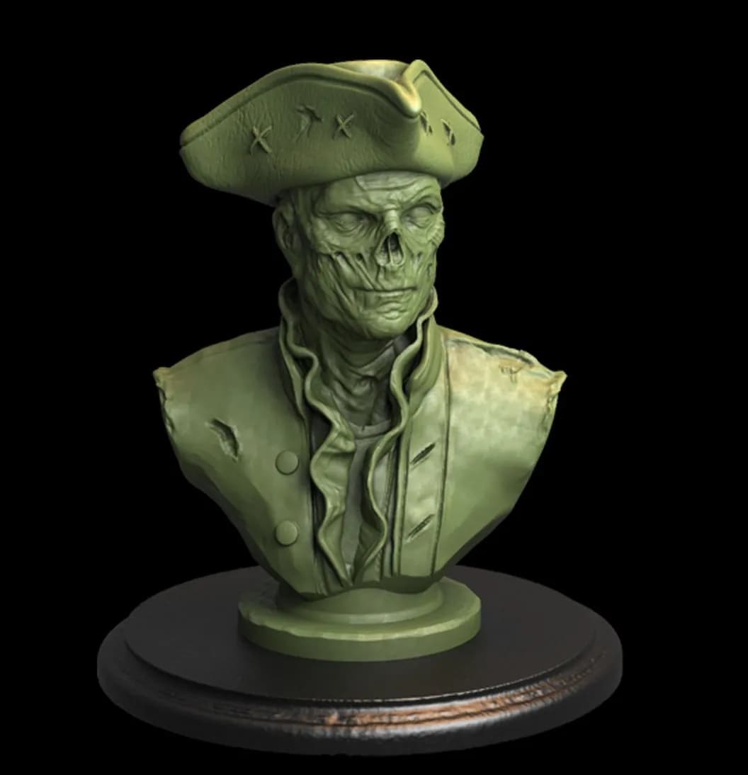 STL - Busto John Hancock Estilo Fallout