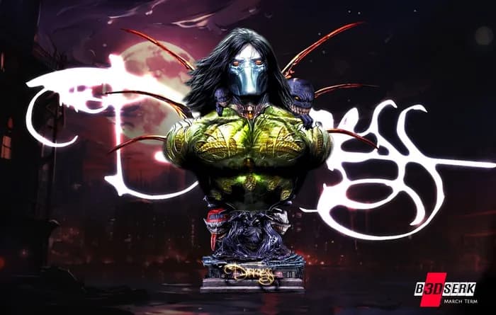 STL - Busto Oscuro Impresionante render 2