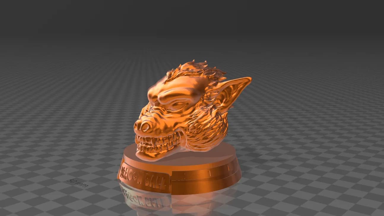 STL - Busto Ozaru Goku