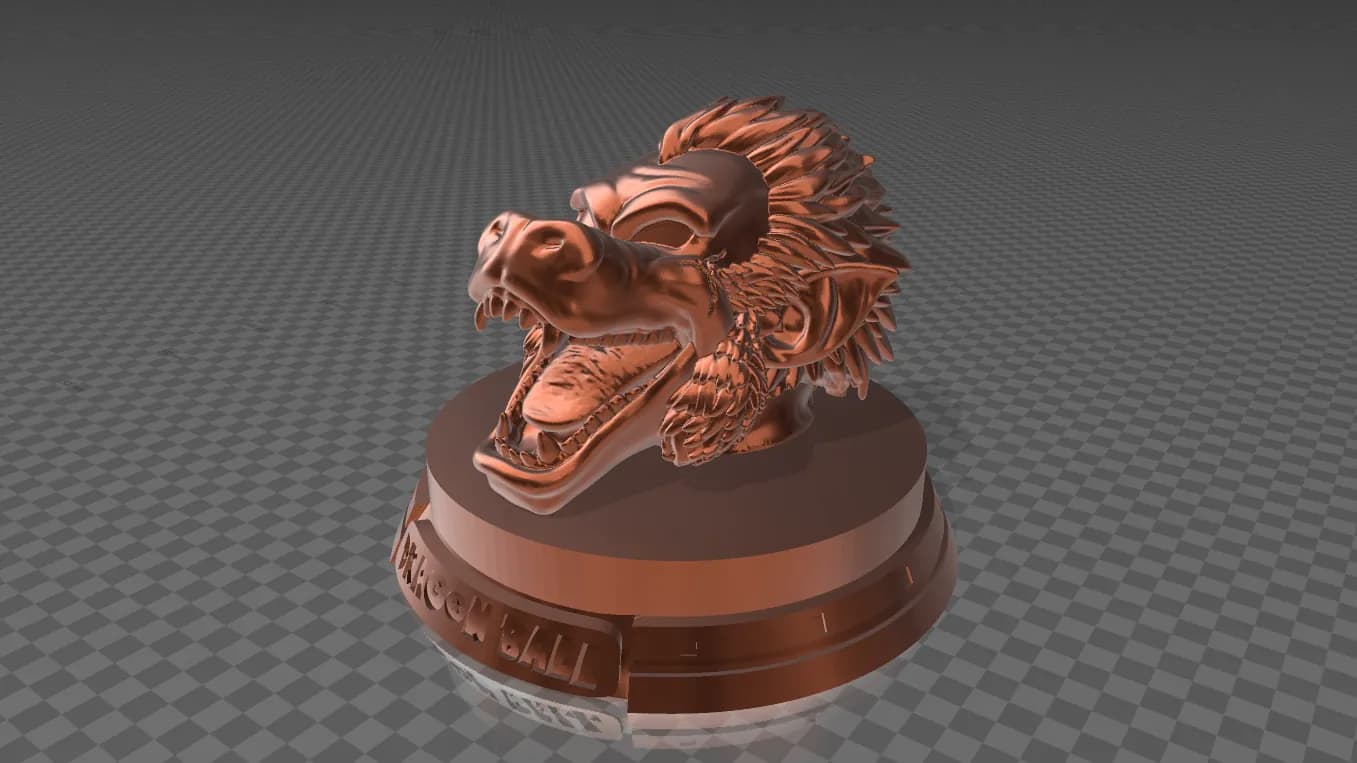 STL - Busto Ozaru Goku 2