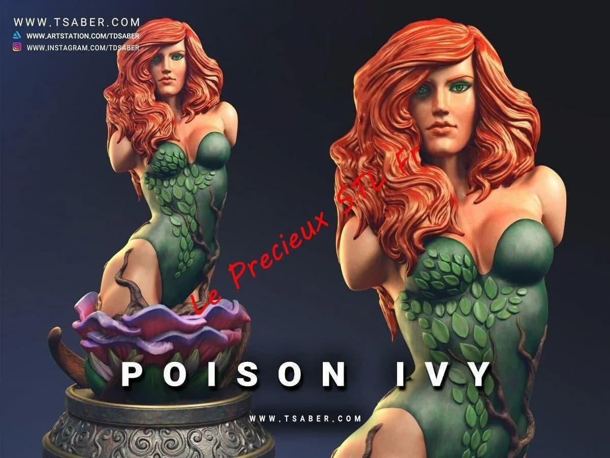 STL - Busto Poison Ivy